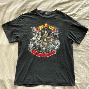Vintage Guns N’ Roses Appetite For Destruction Band Tee Black Size Medium